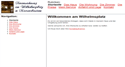 Desktop Screenshot of fewo-am-wilhelmsplatz-kl.de