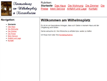 Tablet Screenshot of fewo-am-wilhelmsplatz-kl.de